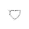 2pcs Brass Valentine's Day Connector Charms Multicolor Heart Pendants For DIY Jewelry Making Necklace Findings
