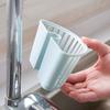 Fruit Vegetable Sponge Storage Filter Spout Holder Shelf Kitchen Drain Basket