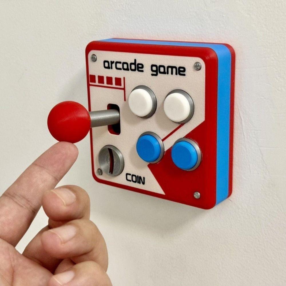 3D Printed Joystick Switch Stickers Creative Console-shaped Switch Cover Children Bedroom