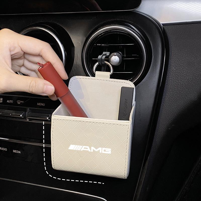 Car Air Outlet Storage Box Mobile Phone Key Organizer For Mercedes Benz AMG W204 W205 W203 W206 W211 W212 W213 W140 W210 W169