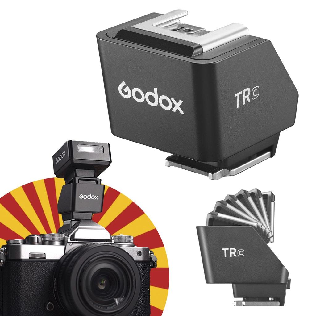 Подъемник для горячего башмака Godox TTL Совместим с и iM30 Mini Tilt Регулировка высоты 30 мм для TTL и камер Canon TR-C X3C, iT30ProC, iT20C, iM22, iM20,