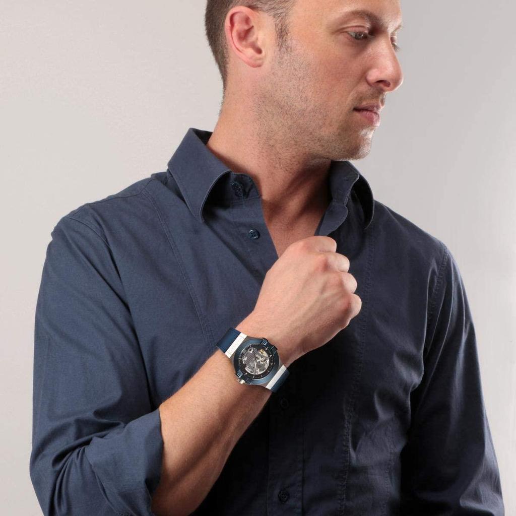 Maserati R8821108028 Potenza Blue Silicon Band Автоматические мужские часы