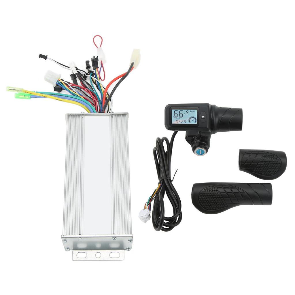 36V 48V 1000W Electric Bike Motor Brushless Controller 805 LCD Panel Split Throttle Grip for 22.5mm