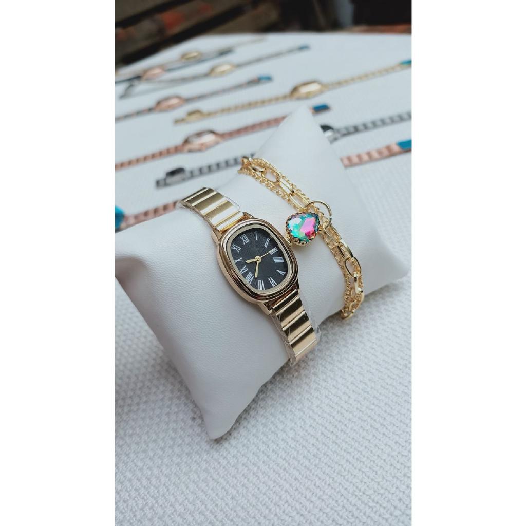 Bracelet Set Analog Wristwatch Clock Set