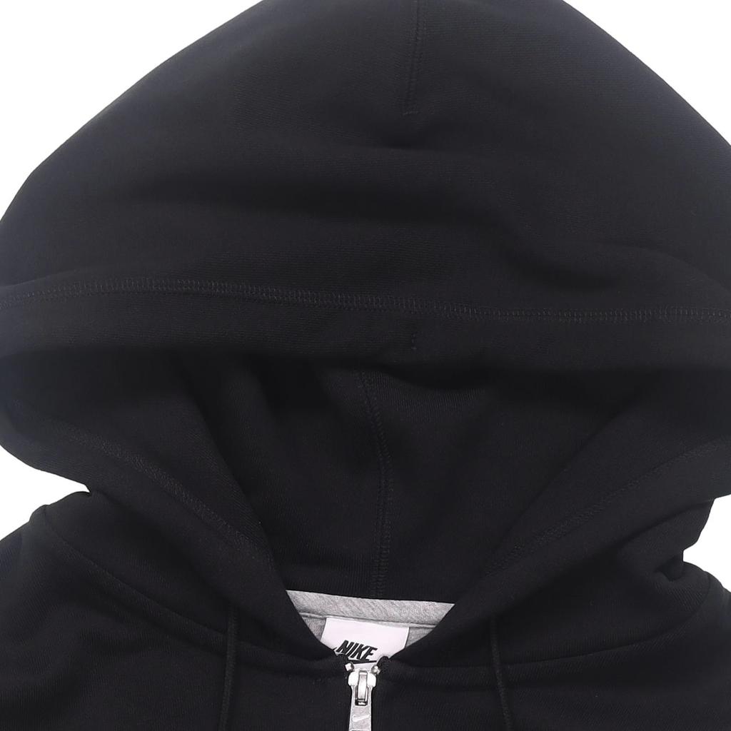 Nike Solid Color Pocket Zip Hoodie Men Tops Black 521574-010