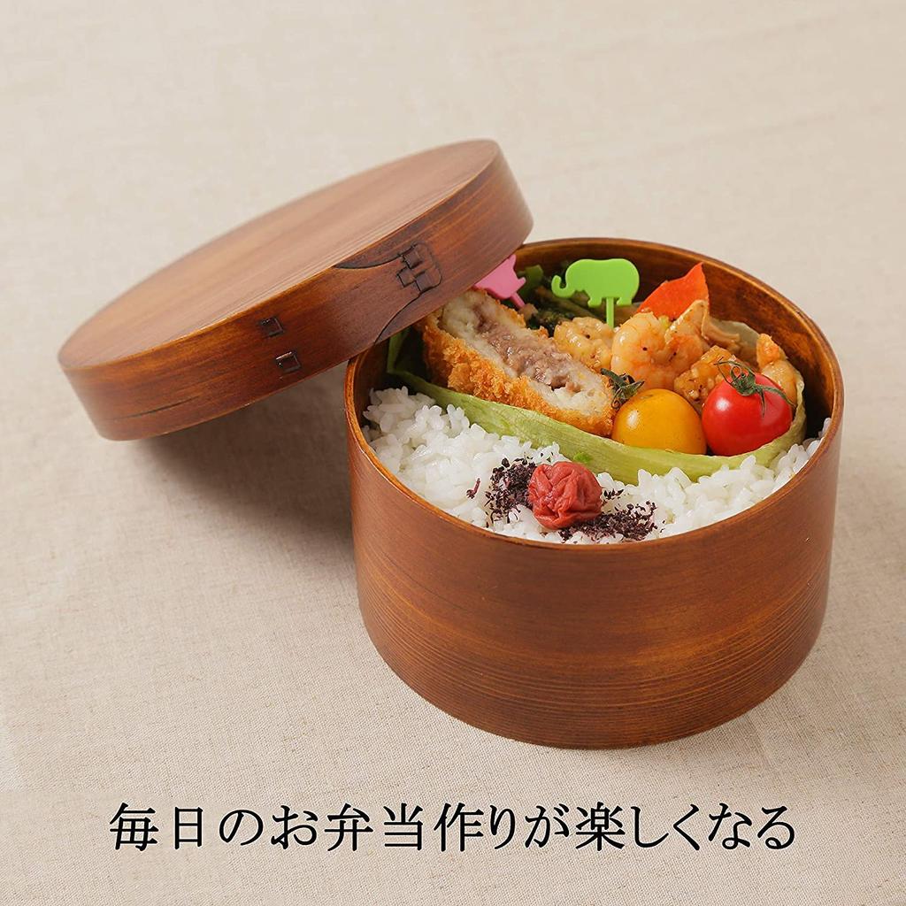 Osaka Choseido Magewappa Bento Box Round 1 Tier Lunch Band Бонус включен Большой 800cc Коричневый Band включен