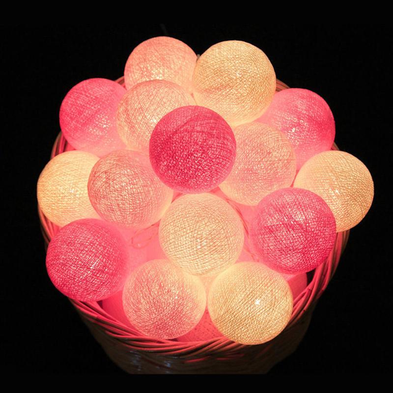 Гирлянда со светодиодными шарами