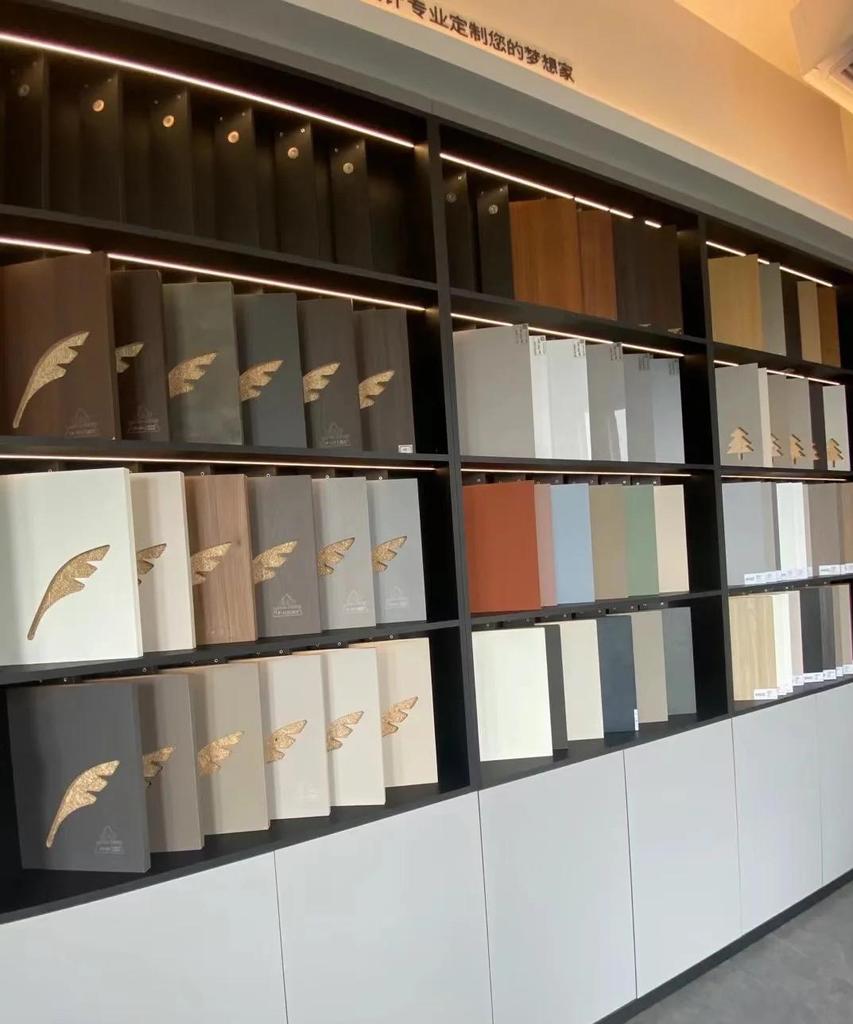 Color Swatch & Tile Sample Display Rack with Acrylic Card Slots