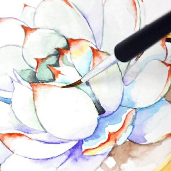 11Pcs Extreme Detail Miniature Paint Brushes Fine Art Premium Synthetic Nylon Bristles Small Gap Precision Brushes