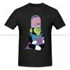 2024 Streetwear A Powerpuff Girls Mashup Studies Buddies Printed T Shirt Men Retro Washed Tops Tees Harajuku