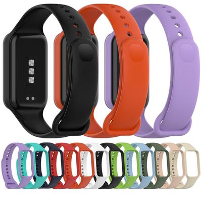 Силиконовый ремешок для часов для Xiaomi Mi Band 8, активный браслет, аксессуары для умных часов Mi Band 8, активные аксессуары
