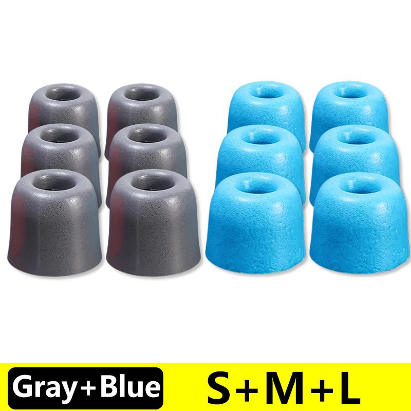 S/M/L Memory Foam Replacement Eartips for KZ Moondrop FiiO Sennheiser & More Noise Isolation 4.5mm In-Ear Earphones Earplug