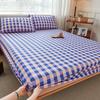 Толстые старые грубые тканые простыни с простыми полосками, подходят для домашнего использования, для двух человек, машинная стирка, простыни для студенческого общежития