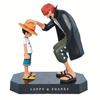 Фигурка Аниме One Piece Луффи Четыре Императора Шанкс Луффи в Соломенной Шляпе Фигурка Действия Monkey D Luffy Коллекционная Модель Кукла Игрушки