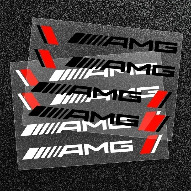 4PCS Car-Styling Accessories Car Door Handle Stickers Decals Automobile For Mercedes Benz AMG CLA CLS W212 W213 W204 W205 W176 LJ8