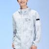Anta Тренировочная серия с принтом букв на молнии с капюшоном и длинным рукавом, солнцезащитная куртка для мужчин, чисто-белая 152327613-5