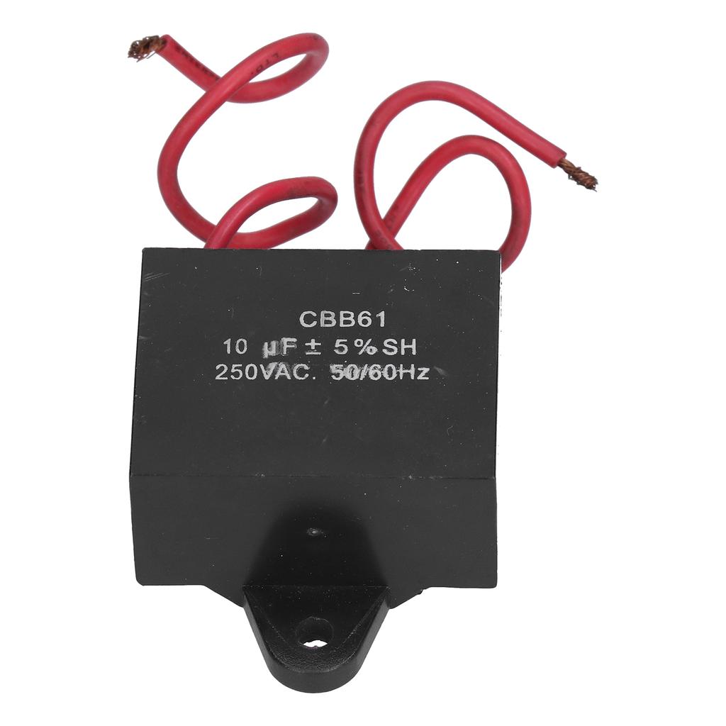 2 шт конденсатора потолочный вентилятор пусковые конденсаторы с 14 см выводным проводом 10 мкФ 250 В переменного тока 50/60 Гц CBB61