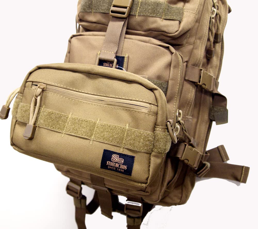 Stormcross Военный подсумок Наплечная сумка Модульный подсумок MOLLE Органайзер для аксессуаров для снаряжения Сил Камуфляж Самооборона (45074 Загар)