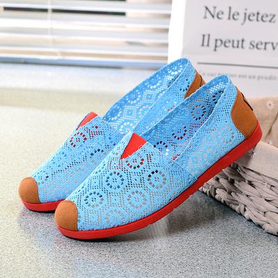 ****** и летние новые старые ******* тканевые туфли женские с плоской подошвой низкие дышащие сетчатые туфли Thomas s**t sole одна педаль повседневная обувь