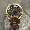 Casio Мужские часы с ЖК-дисплеем и аналоговым двойным дисплеем, серия Black, GA-2100SKE-7A(Watch3--)