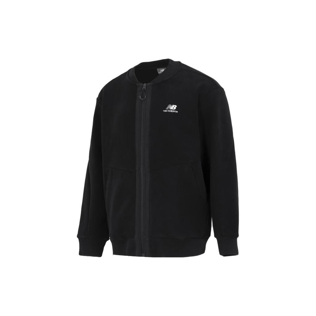 New Balance Техническая тренировочная вязаная куртка-бомбер Азиатский размер 'Черный' Унисекс 6DC39643-BK