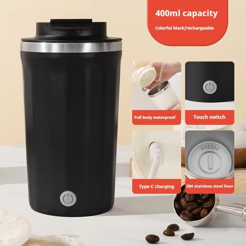 Автоматическая кружка для смешивания Перезаряжаемая ленивая кружка Портативная электрическая магнитная кружка для вращения Кофейная кружка Кружка для смешивания протеинового порошка