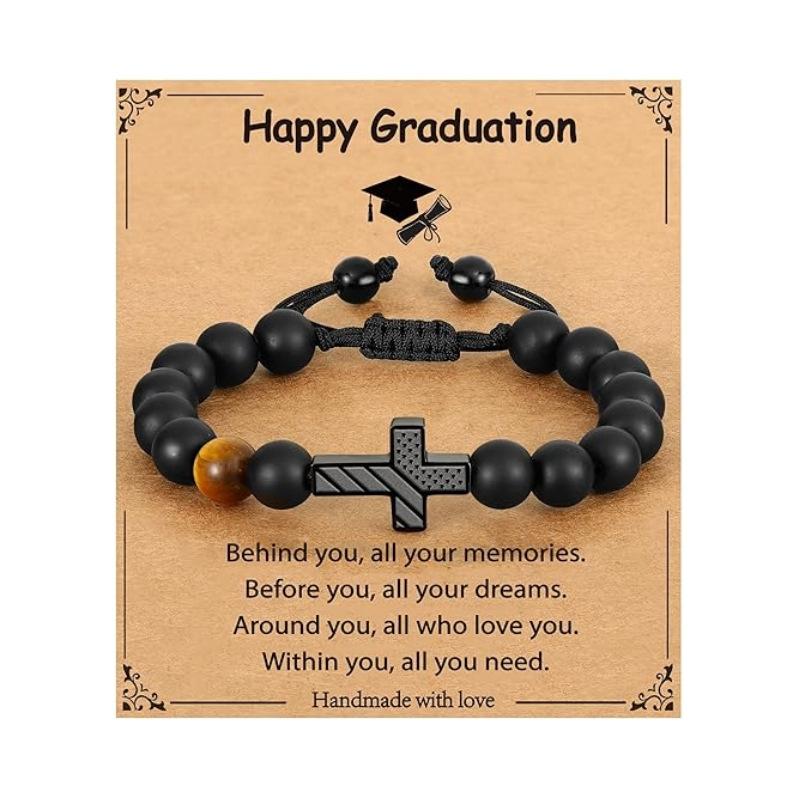 Браслет JYL TS Мужской Американский Флаг Крест Глаз Повышает Патриотизм и Удачу