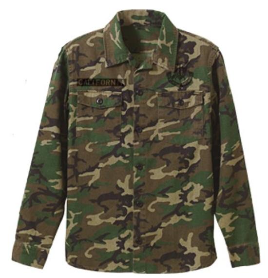 Mobile Suit Gundam 4th Tactical MS Unit Shirt Jacket Camo S B.D.U Size