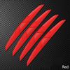 4Pcs Car Door Side Edge Anti-collision Protector Bar Stickers Protection Guards Rear View Mirror Cover Protection