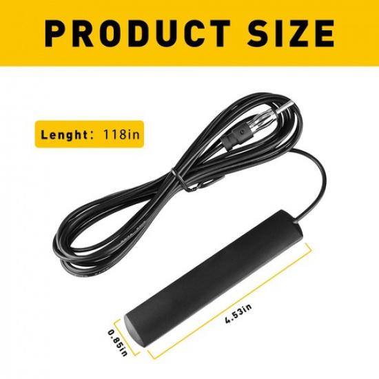 Hidden Antenna Car Radio Stereo Stealth FM AM For Vehicle Truck Boat US EOA