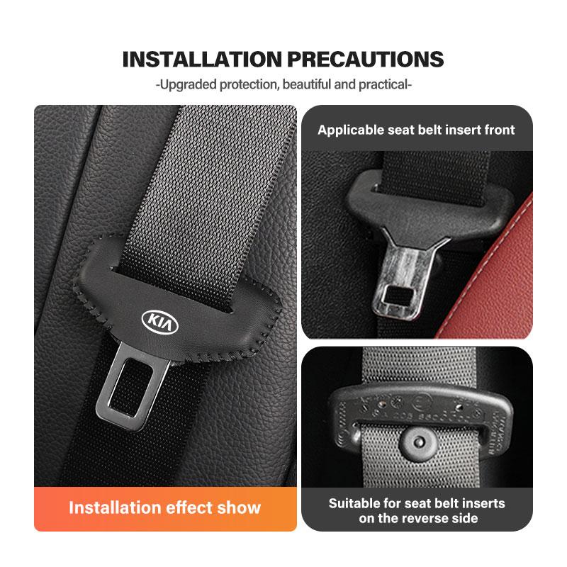 TTVF7 Universal Car Seat Belt Shoulder Protection Pad Accessories For KIA Ceed Sportage Rio K5 K2 Optima Cerato Proceed Venga