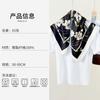 Spring and Summer New Small Fresh and Fashionable Flower Printed Square Scarf Trendy Simple Women's Temperament Thin Shawl