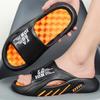 Новые летние мужские массажные тапочки, боковые сандалии для дома и улицы, пляжная повседневная обувь, мягкие подошвы, мужские шлепанцы, мужские сандалии