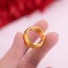 Модное парное кольцо из позолоченной меди с безупречным дизайном, идеально подходящее для повседневной носки и особых случаев