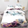 Marble Duvet Cover Set Microfiber Green Black Gold Abstract Pattern Quilt Cover For Girl Women Double Queen King Comforter Cover