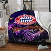 Bayern Munich Personalized Name Blanket Gift Personalized Blanket Soft & Cozy for Chair Nap Livingroom Seaside for All Occasions