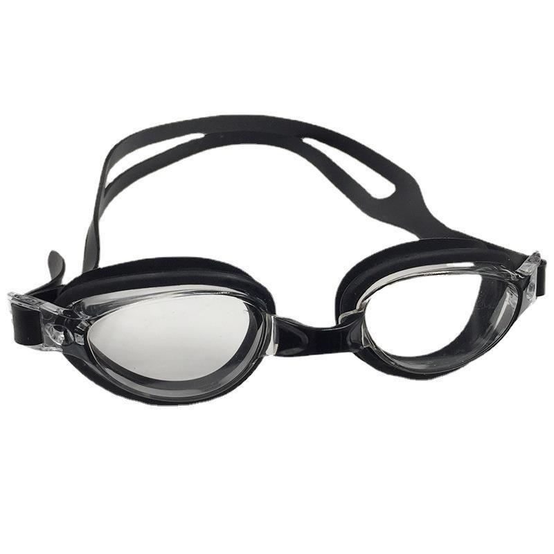 2025 Anti-Fog Electroplated Myopia Silicone Swimming Goggles Set