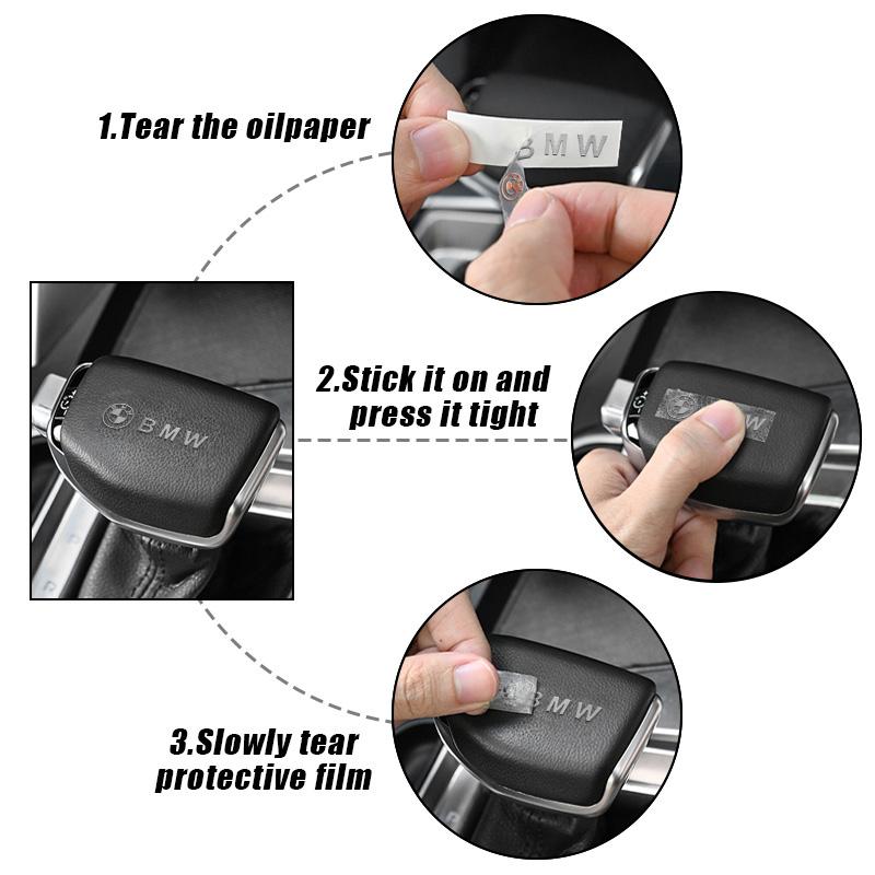 BBJE7 3D Metal Emblem Stickers Car Styling Interior Decoration Decals For BMW F15 E90 E91 E92 E93 E60 E70 F10 F07 E63 E64 F12 F13 G30