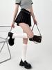 Плиссированные мини-юбки трапециевидной формы, женская уличная одежда, черная юбка с высокой талией Y2K, Harajuku, универсальные повседневные стили в консервативном стиле