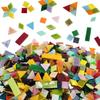 Мозаичная плитка Socpuro, Стекло, Витражи для DIY, Неправильные геометрические узоры, Случайные цвета, Стеклянная мозаика, Ручная работа для фоторамок, Чехлов для телефонов, 1000 г P