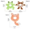 Animals Pattern Plush Dog Toys Cartoon Interactive Dog Toy Dog Squeaking Toy  Stress Relieving
