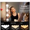 LED Makeup Mirror Light Bulbs USB Charging Vanity Makeup Mirror Lights Bathroom Dressing Table Lighting Dimmable LED Wall Lamp