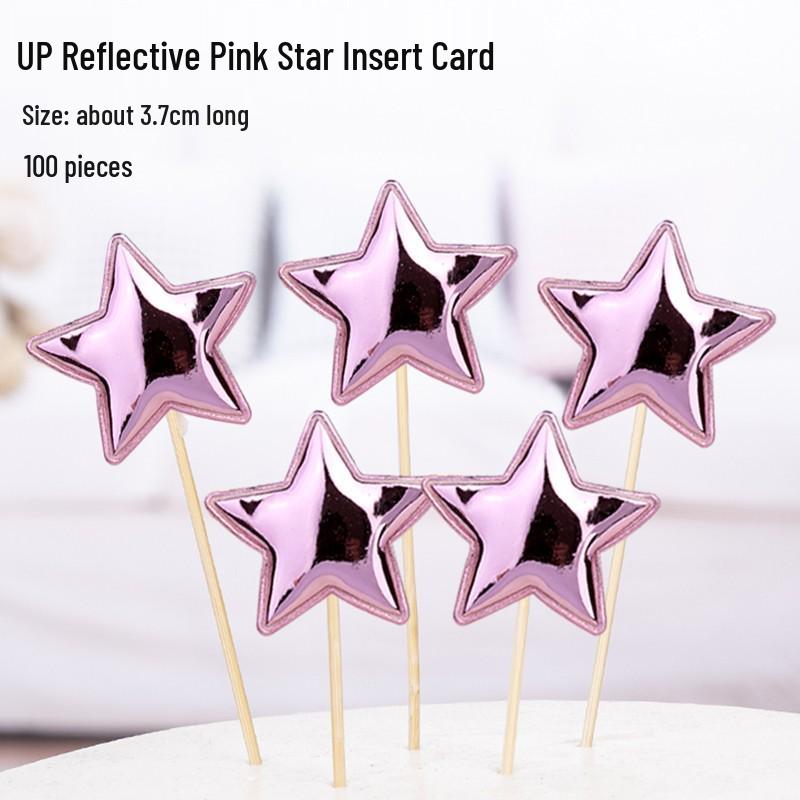 Pink Themed Cake Decor: Heart & Cloud Balloons with Insert Cards for Birthday Parties