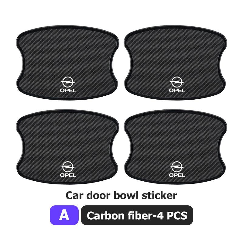 AAAYS1 Car Door Handle Bowl Sticker Waterproof Scratch Resistant Accessory For Opel Astra H G J Insignia Corsa Zafira Meriva Mokka