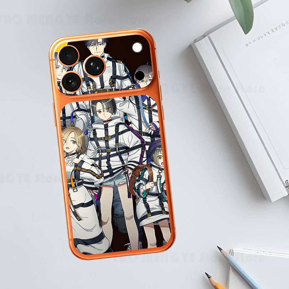 MILGRAM H-Haruka Yuno Для iPhone 17 Pro ProMax Задняя Защитная Декоративная Наклейка Задняя Крышка