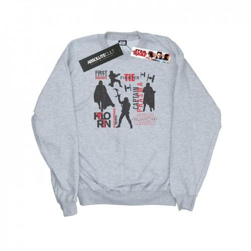 Star Wars Mens The Last Jedi First Order Silhouettes Sweatshirt