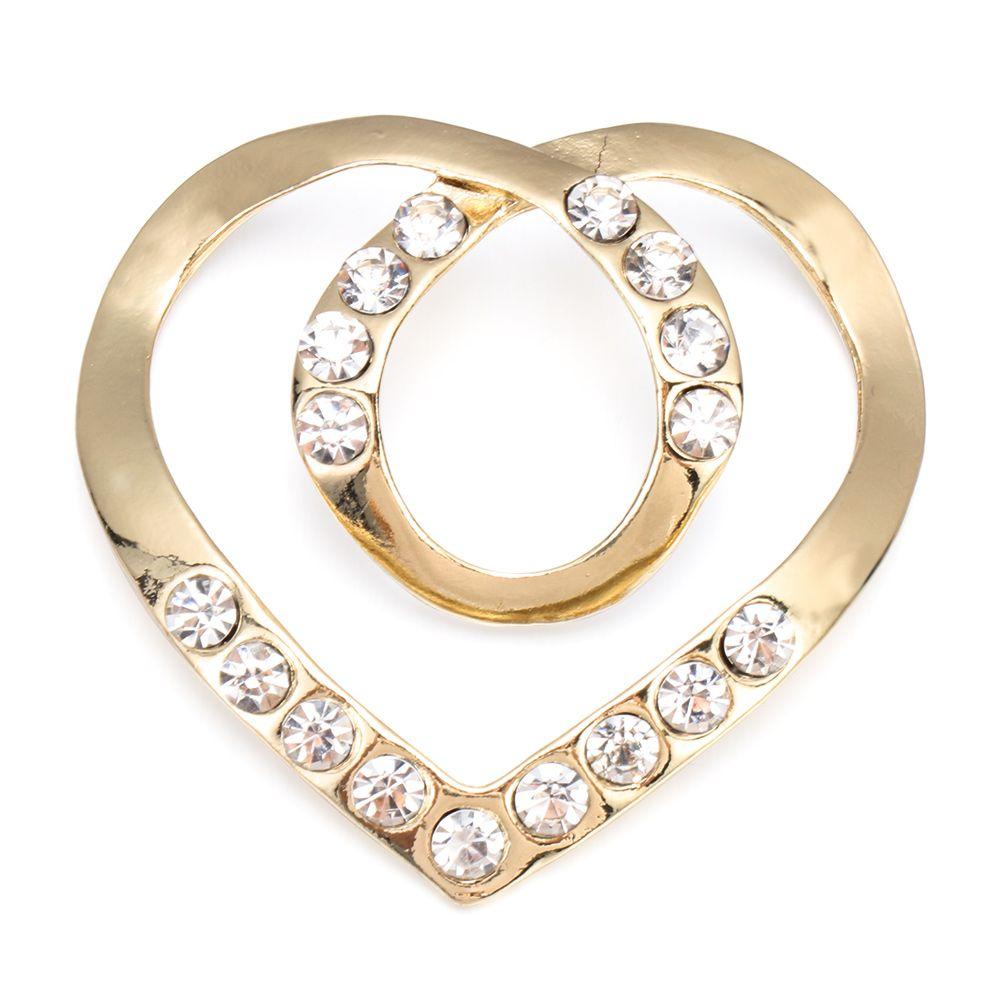 Стразовая декоративная пряжка-кольцо в форме бабочки, зажим для футболки, круглая пряжка-кольцо для шарфа