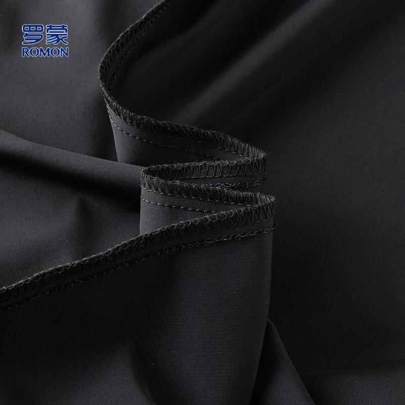 ROMON Men's Ice Silk Tapered Cropped Casual Pants