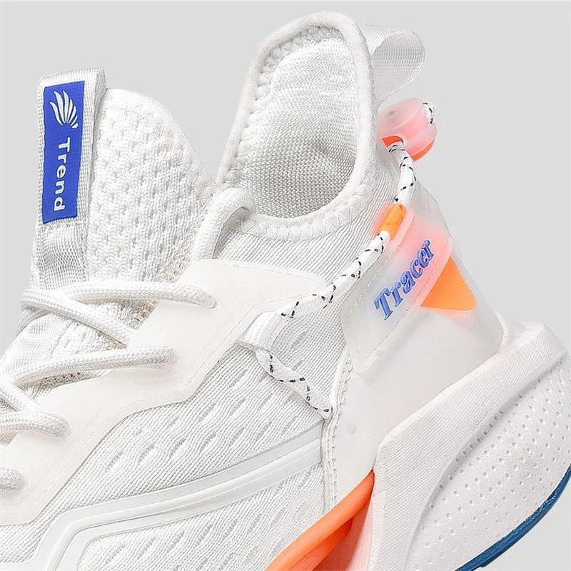 Мода 2024 Мода Уличные Кроссовки Мода Спортивная Обувь Сетчатая Дышащая Амортизация Баскетбольная Обувь Мужские Повседневные Кроссовки