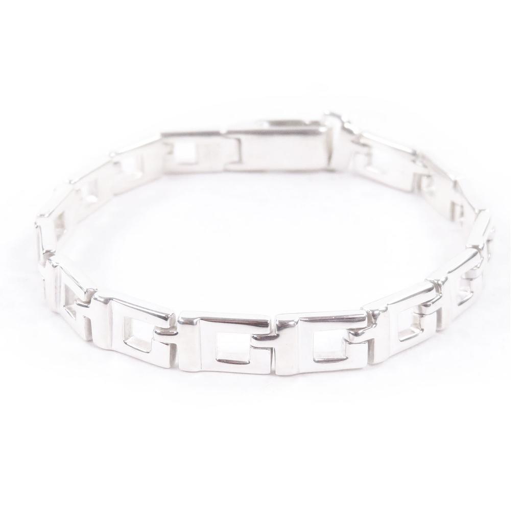 Great GUCCI bracelet G Logo Accessories Silver SV925 mens Used